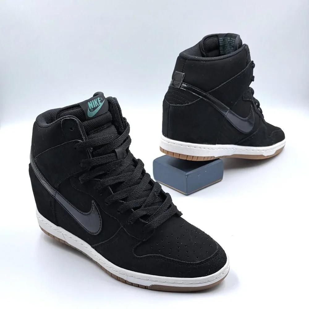 Wmns Nike Dunk Sky Hi Wedge Essential 'Black Gum'